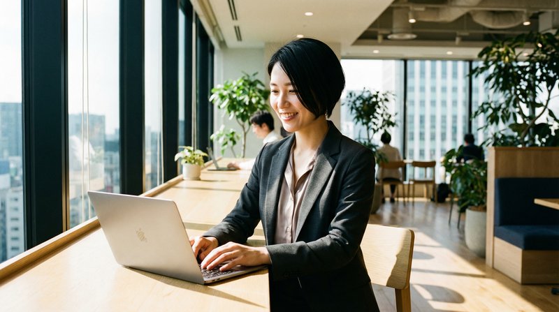 プロとして独り立ちする日本人女性